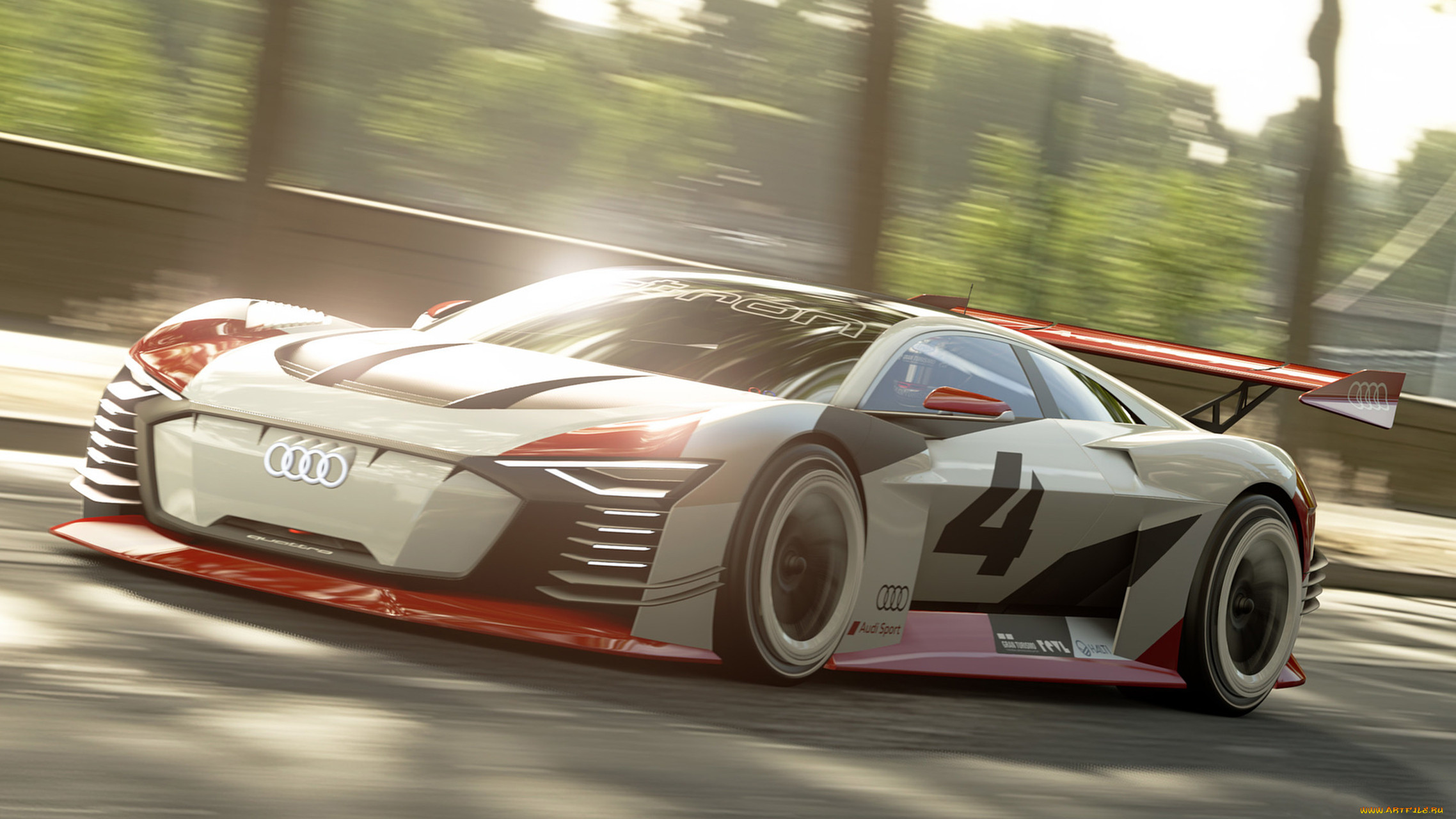 audi e-tron vision gran turismo 2018, , audi, vision, e-tron, 2018, turismo, gran